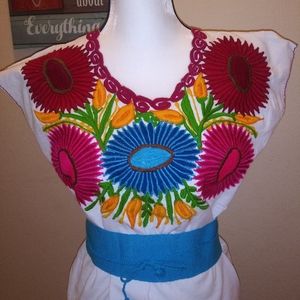Mexican Embroided Blouse